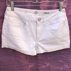 American Heritage white denim shorts (TEEN)
